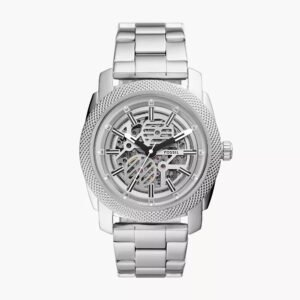 Fossil Bronson automatic Machine silver stainless steel
