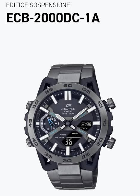 Edifice ECB-2000.❣❣ World time(29 country) (MATT & GLOSY BLACK)