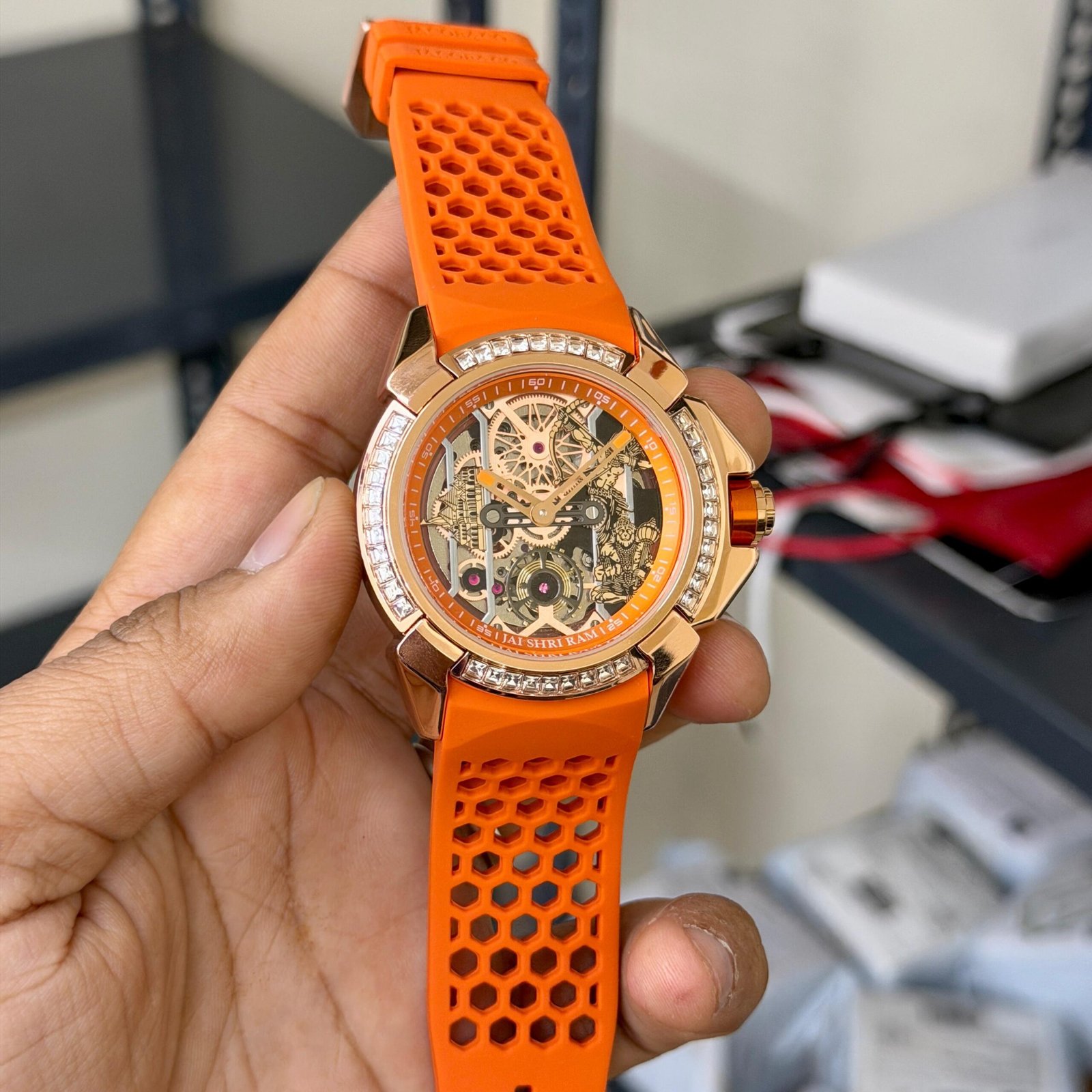 Jacob & Co. SHREE RAM JANMABHOOMI ❤️ DIAMOND EDITION (WITH FULL KIT) - Image 3