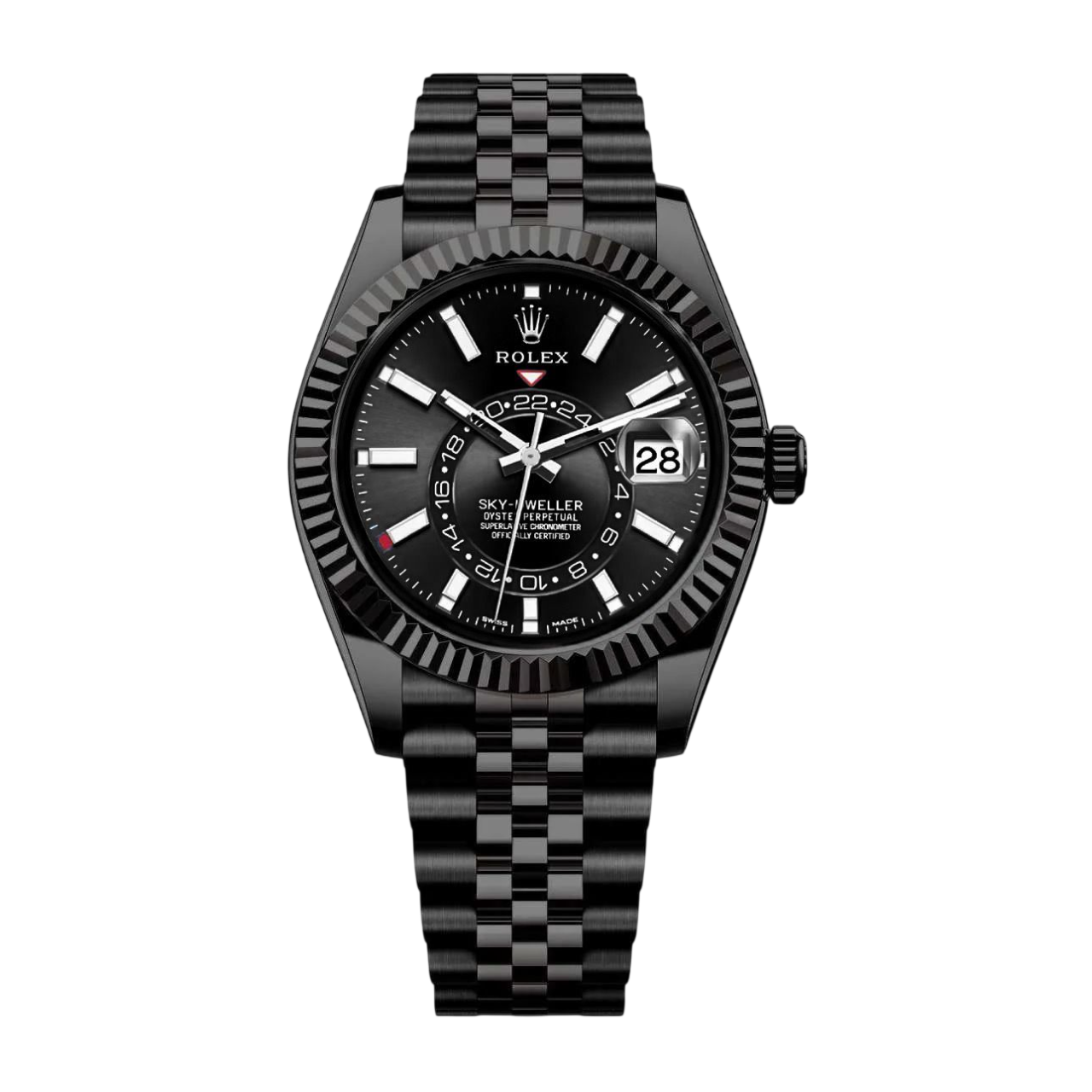 🔥ROLEX SKYDWELLER 2024 All BLACK🔥